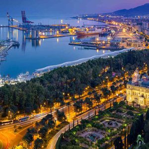 Cena romantica in spiaggia a Malaga